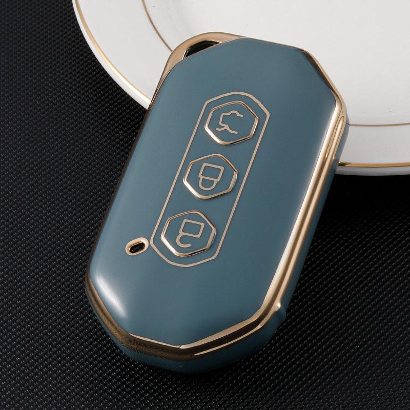 Fashionable Gold Edge TPU Key Cover for 2020 Wuling Ka Jie