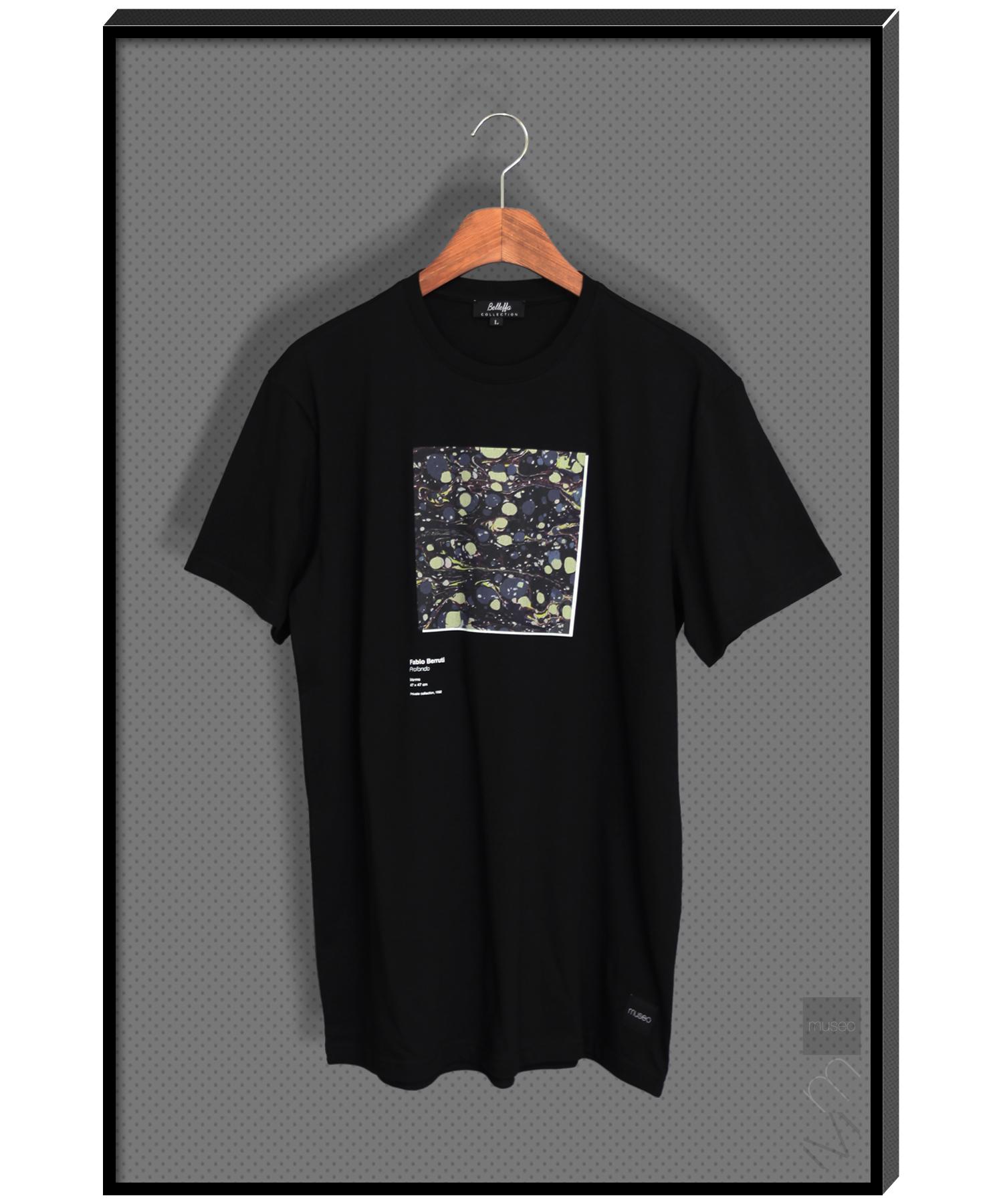 Bellepa Profondo Designer T-Shirt Short Sleeve T-Shirt Black/L