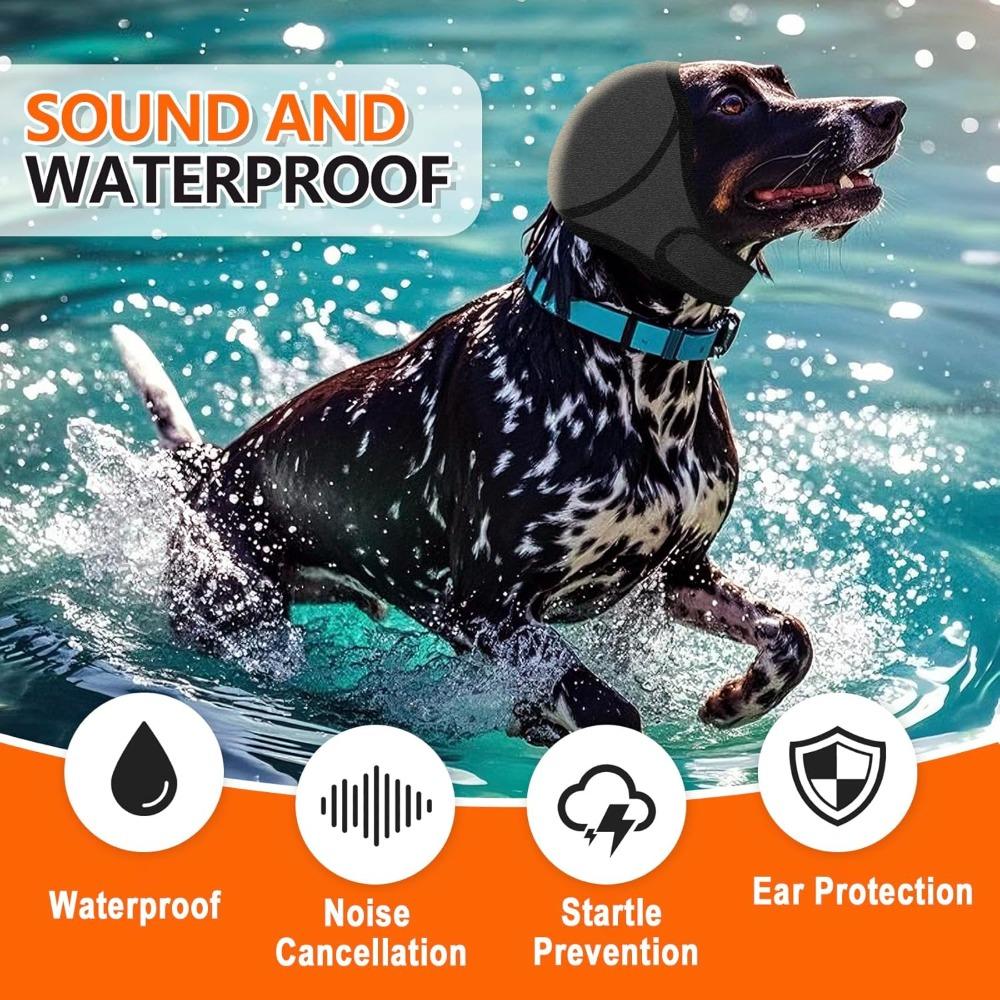 Pet Hearing Protection Dog Calming Earmuff Shock Proof Waterproof Dogs Soothing Headcover Noise Reduction Pet Earmuffs