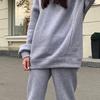 2 Pieces Women Tracksuit Outfits Jogging Sweatsuit Sweatpants Set
