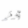 Crown Keel Stud Earrings Trend Hip Hop Personality Gun Fire Angel Series Earrings Men And Women