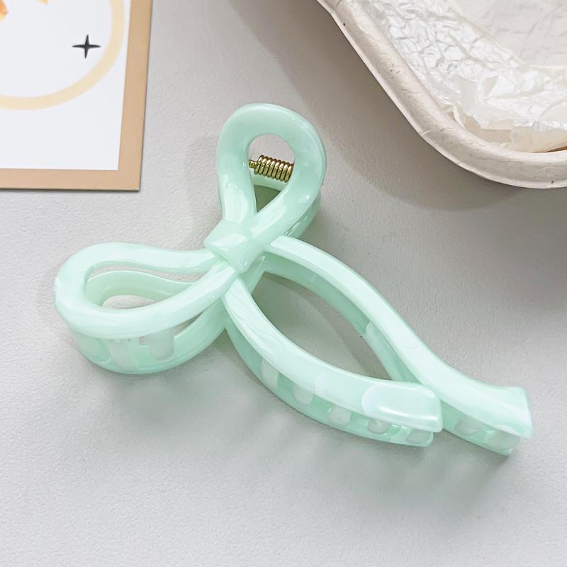 

Marble Texture Ponytail Hair Claw Grab Bow Square Large Hair Clip Geometric Hollow Hairpins For Women Girls Hair Accessories