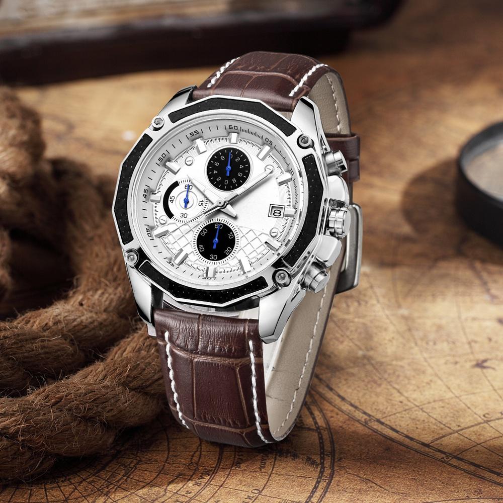 Nové Pánské Hodinky Multifunkční Módní Sportovní Vodotěsné Hodinky Pánské