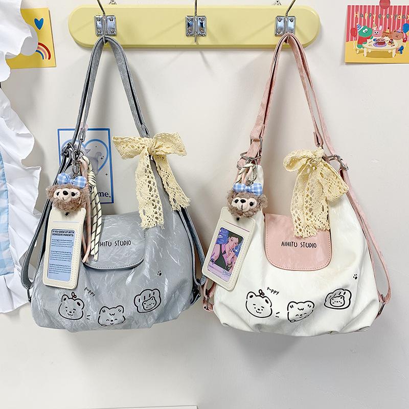 Fashion new large-capacity bag women's versatile niche design shoulder bag casual fresh girl tote bag