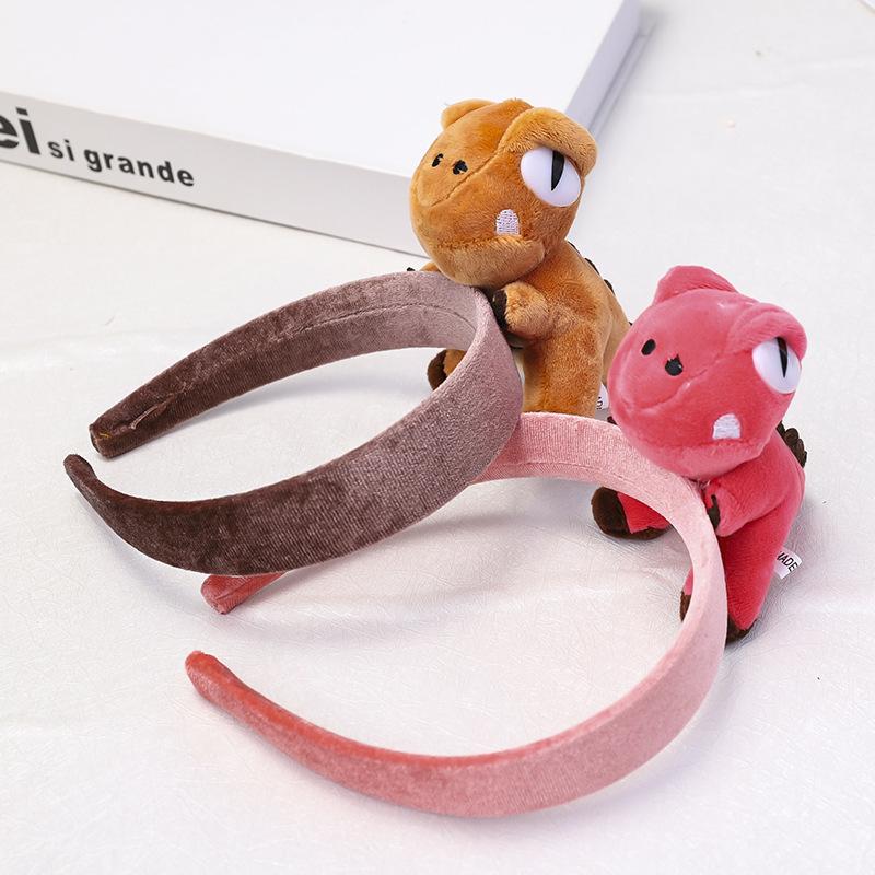 Cute Funny Cartoon Dinosaur Hairband Headband Girls Kids Hair Head Hoop Bands Accessories For Women Children Hairbands Headdress