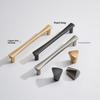Black Minimalist European Style Cabinet Door Handle Single Hole Drawer Pulls Furniture Hardware Accessory