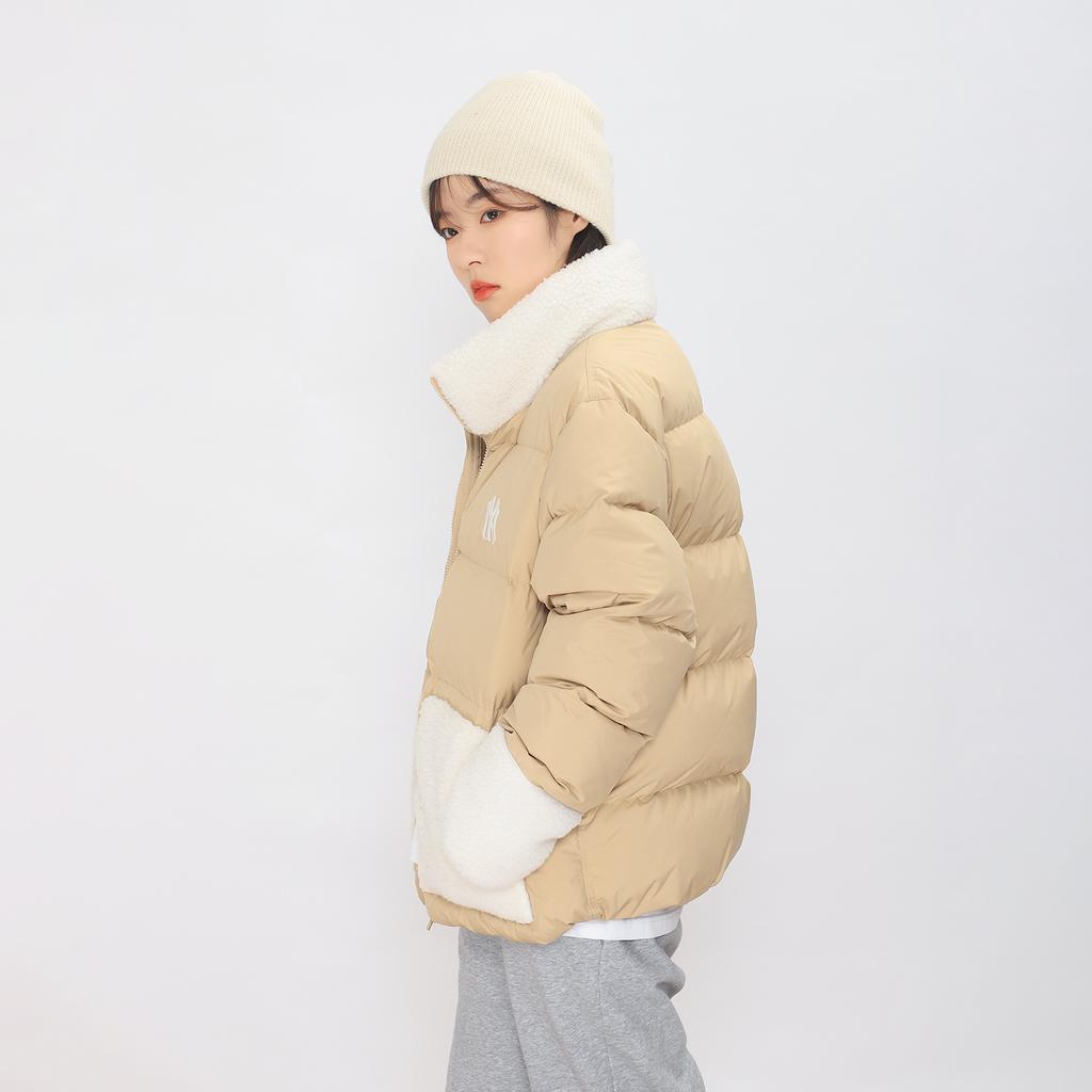 New MLB Down Jackets Unisex Light Brown 3ADJEC216-50SAS