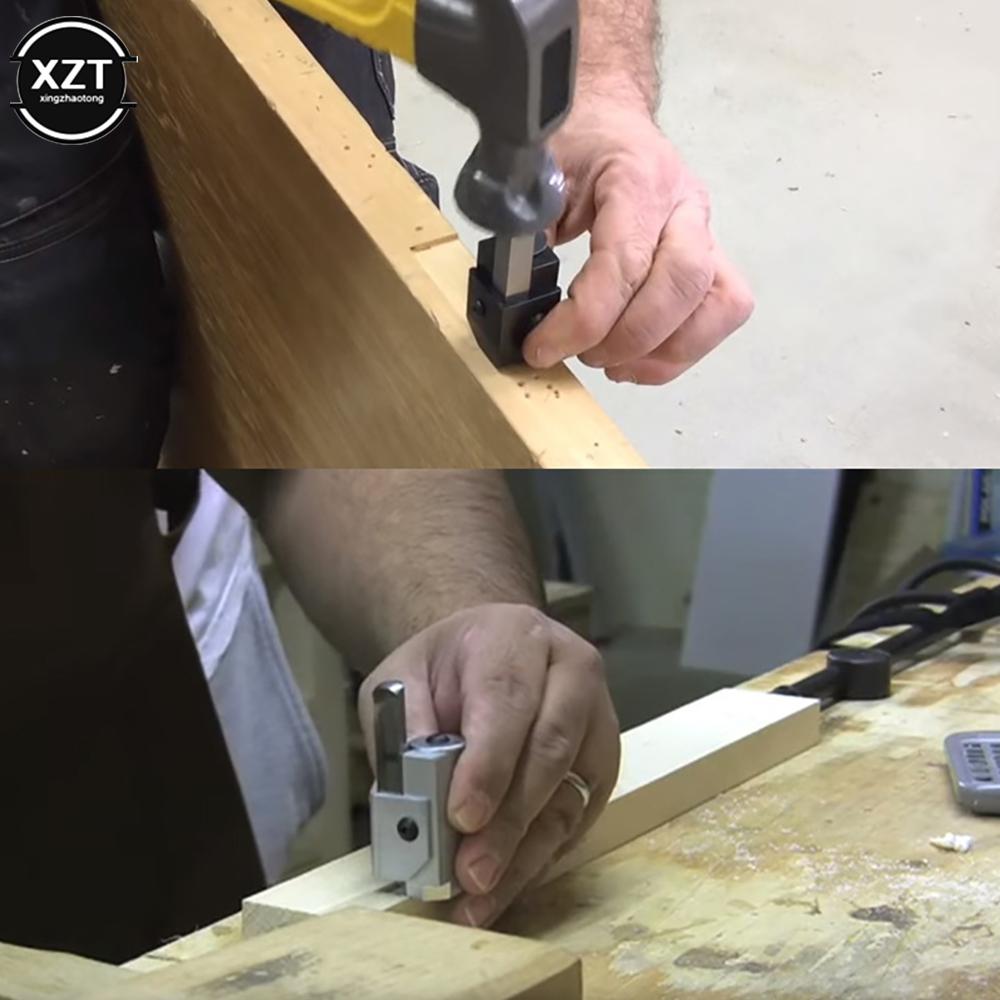Schnelles Schneiden Rechter Winkel Meißel Holzecke Holztür Scharnierbefestigung zum Rechtwinkligen Ausrichten von Scharniervertiefungen Holzschnitzerei Holzbearbeitungswerkzeug