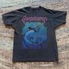 Kalla kårar Vintage Djup Fara Halloween Unisex Svart T-shirt