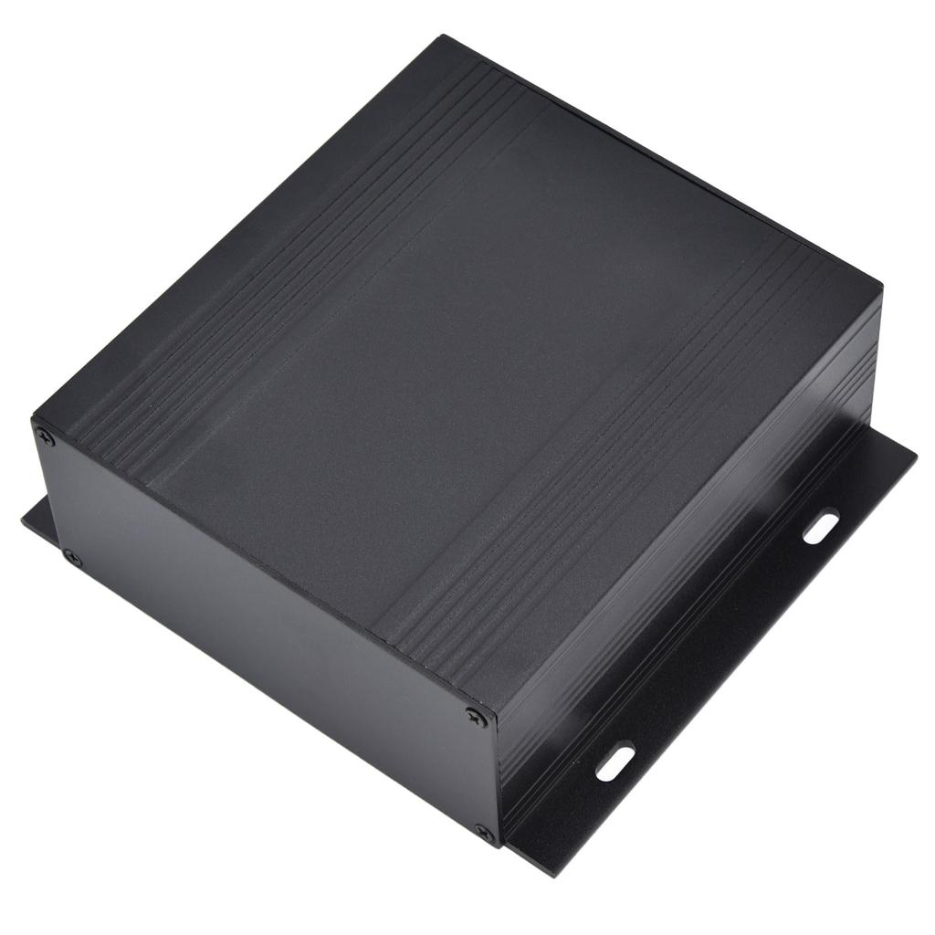 Skrzynka elektryczna ze stopu aluminium Projekt Skrzynka przyłączeniowa Zintegrowana obudowa 47x133x120mm Matowa czerń