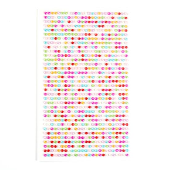 Colorful Star Rhinestone Face Stickers Dopamine Makeup Gems for Music Festival Self-Adhesive Body Jewels for Cheek Decoration