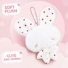 Soft Stuffed Rabbit Doll Pendant Long Ear Bunny Hanging Ornament Backpack Pendant  Bag Decoration