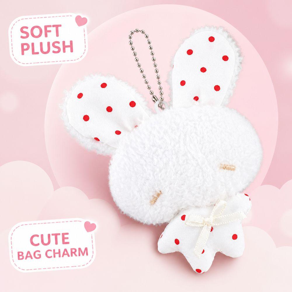 Soft Stuffed Rabbit Doll Pendant Long Ear Bunny Hanging Ornament Backpack Pendant Bag Decoration