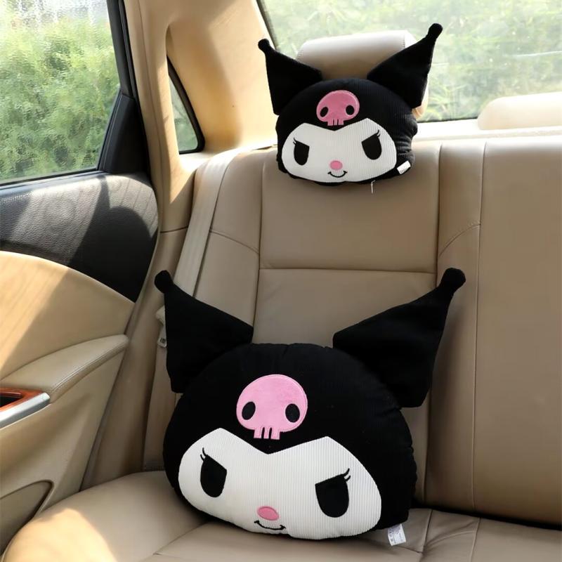 Cute Cinnamoroll & Pompompurin Plush Pillow Headrest for Car/Home