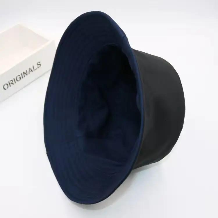 Boné de uso duplo, chapéu de balde de cor sólida, chapéu de sol reversível para homens e mulheres, chapéu de pescador, chapéu de verão, boné panamá, chapéu de pescador