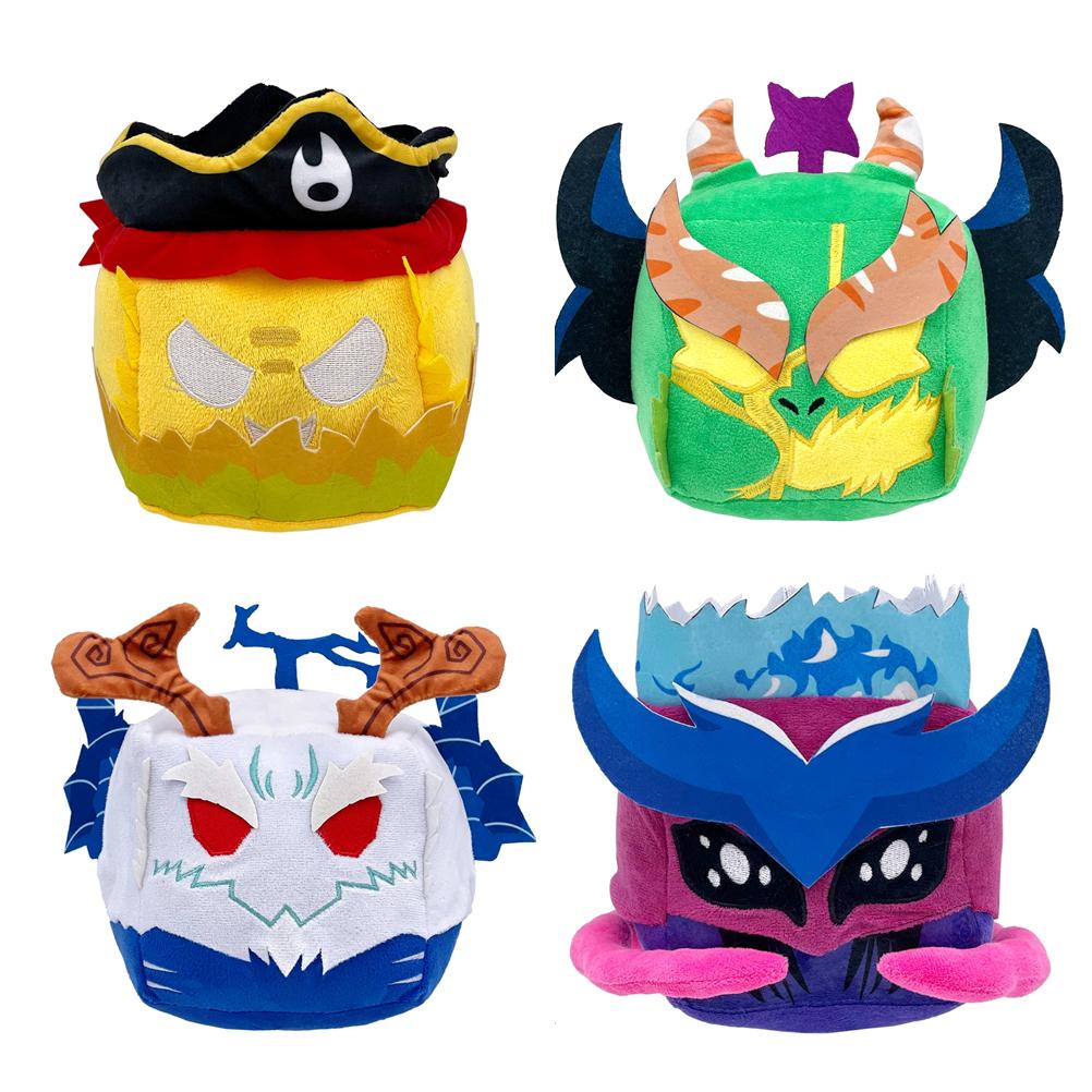 Blox Fruits Peluche Collezione 15cm Bambola Terremoto Anima Spirito Magma Mammut Kitsune Gomma Frutto dell'Amore Figura Attività Morbido Peluche Regalo