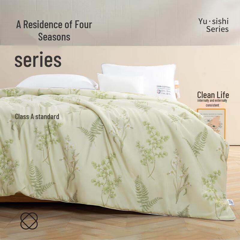 

JEYU Secret Garden Washed Print Summer Quilt