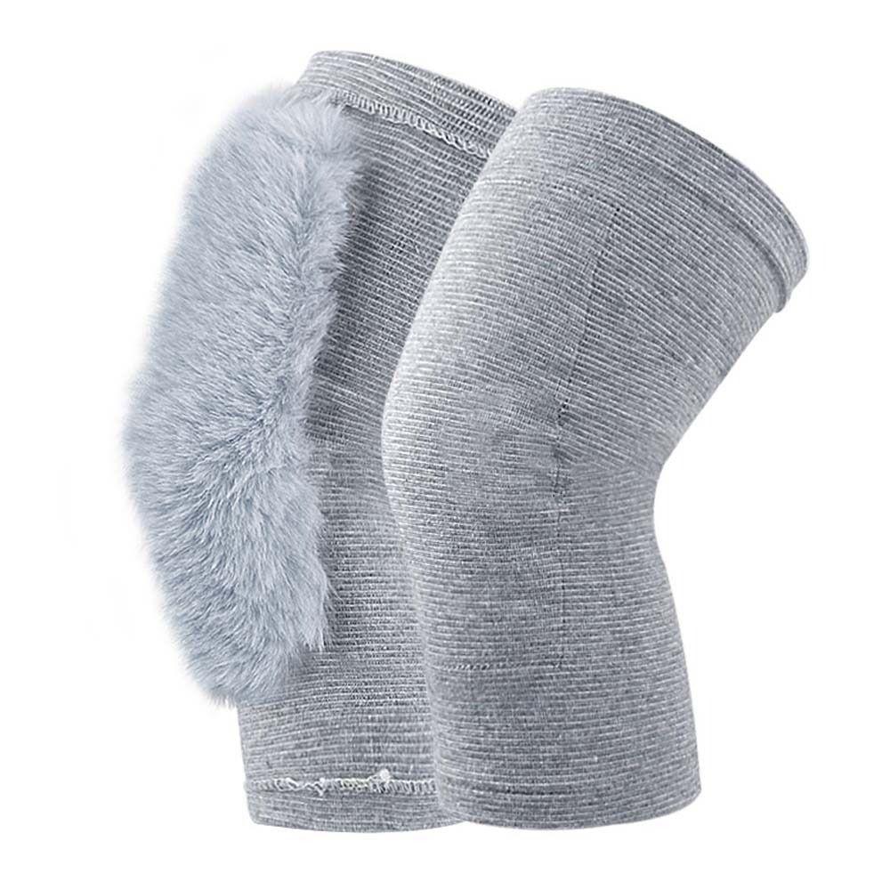 

Compression Sleeve Plush Knee Guards Joint Injury Recovery Warm Knee Pads Sportsman XL серый