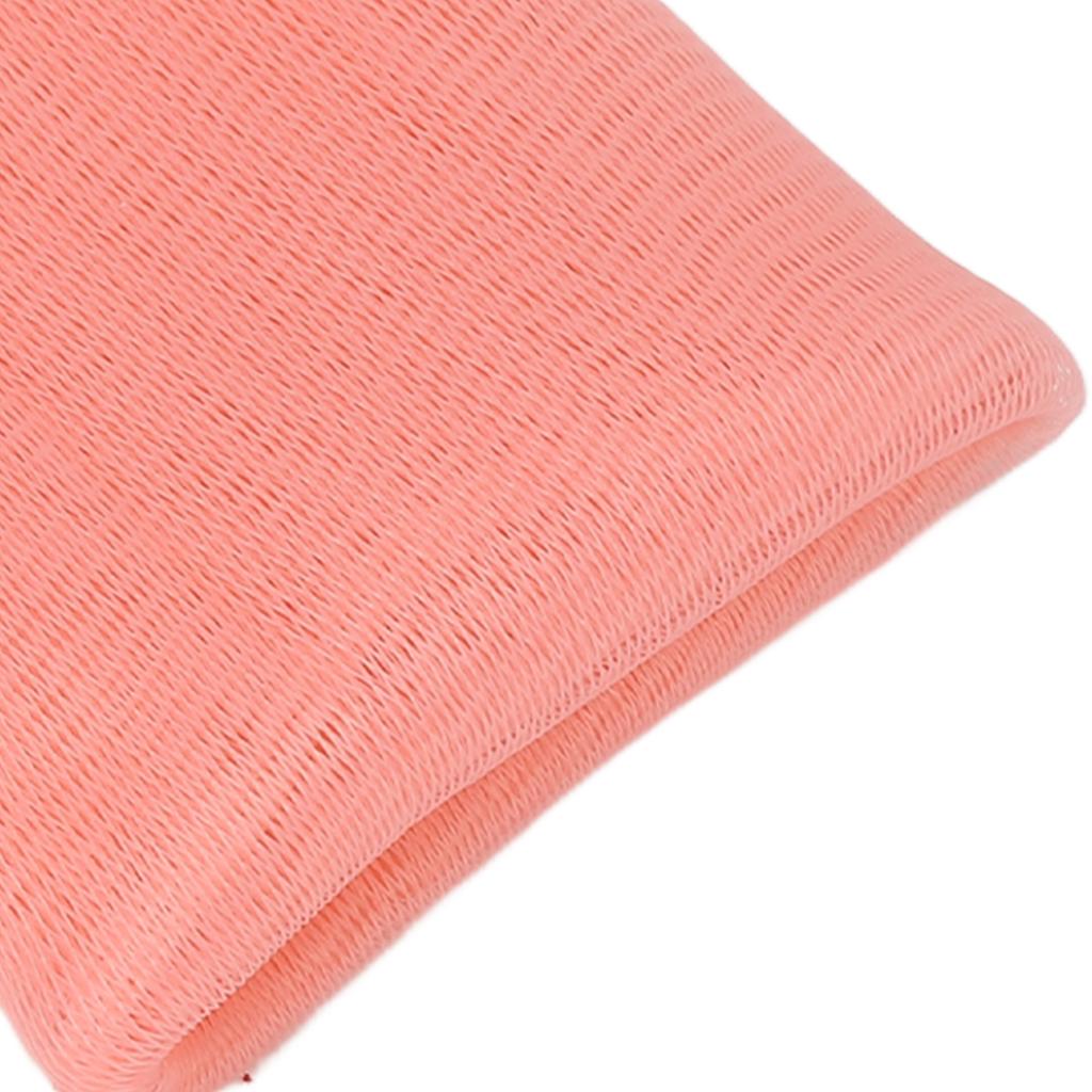 Mesh Soap Pouch Exfoliating Soft Drawstring Design Soap Foaming Net for Body Facial Cleaning Pink 5pcs