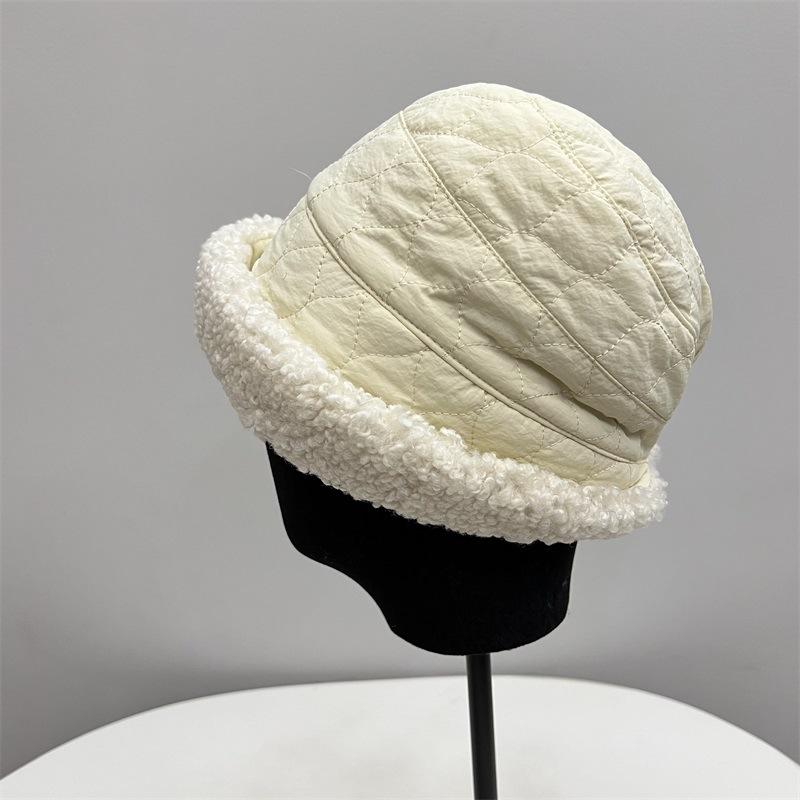 Personalized Lamb Wool Flanged Fleece Headgear Women's Autumn and Winter New Warm Ear Protection Mongolian Hat Pullover Hat