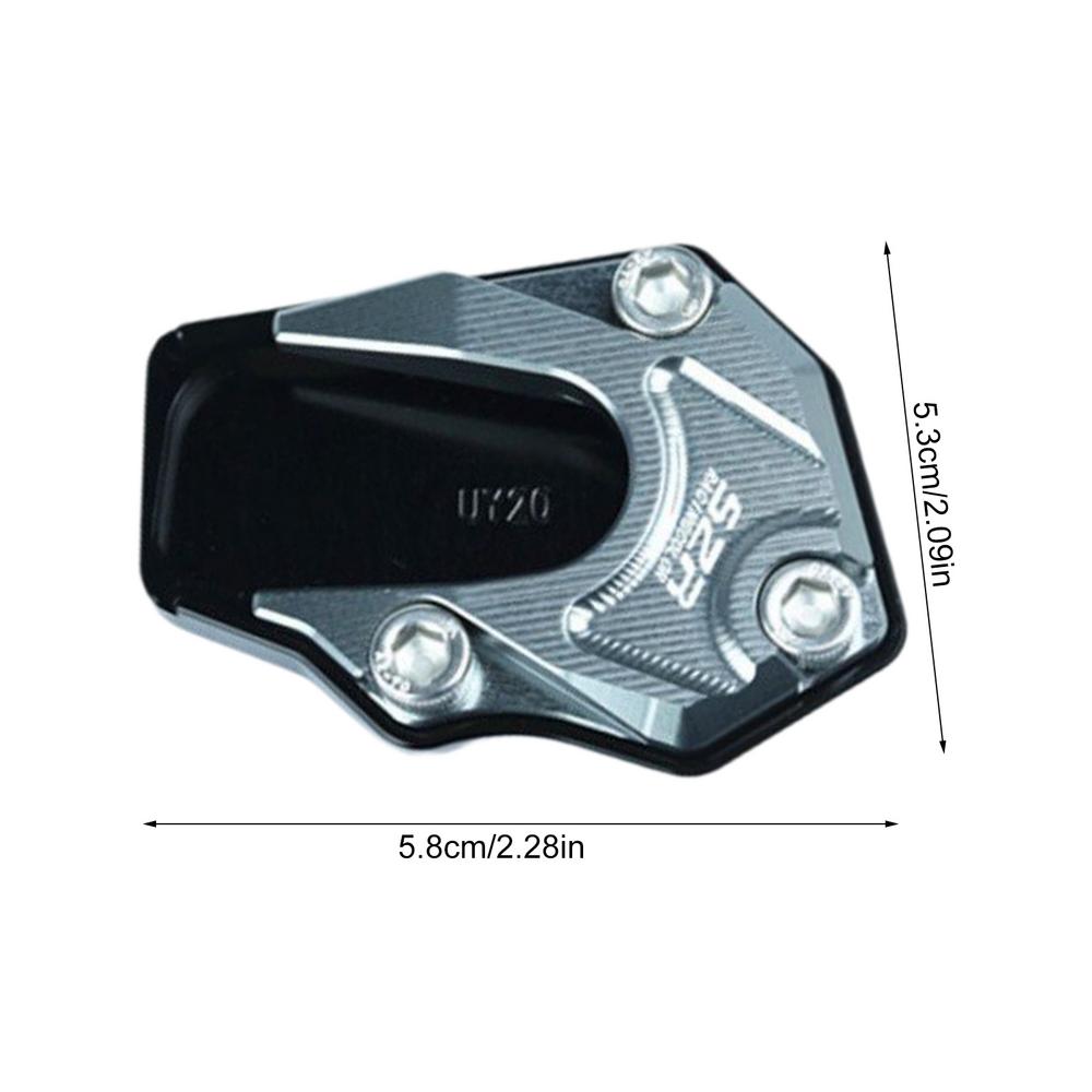 Motocykl ze stopu aluminium Przedłużenie podpórki Podpórka boczna Podnóżek Płyta podporowa Akcesoria motocyklowe