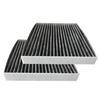 2-piece Car Air Conditioner Filter Compatible Genuine Part Number 95861-68H00