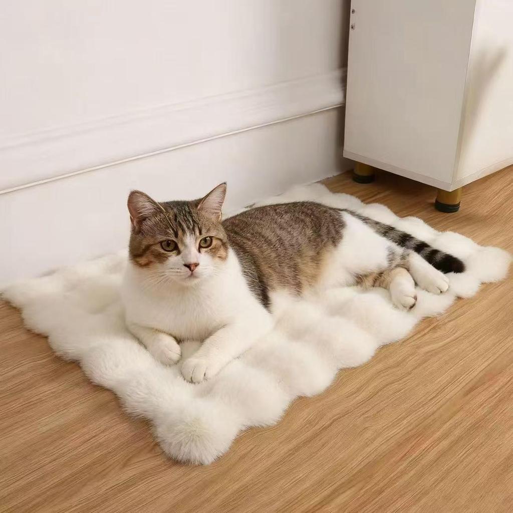 Cozy Plush Cat & Dog Nest: Thickened Autumn/Winter Mat for Warm Sleeping