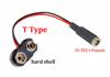 9V Battery Connector Power Clips DC Jack Male Female Alligator Snap Adapter Wire Holder Cable With PH2.0/XH2.54 wire