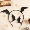 Cosplay Bat Headband Cartoon Bat Wing Hair Clips for Halloween Party Wear Hair Band Birthday Headpiece Party Supplies