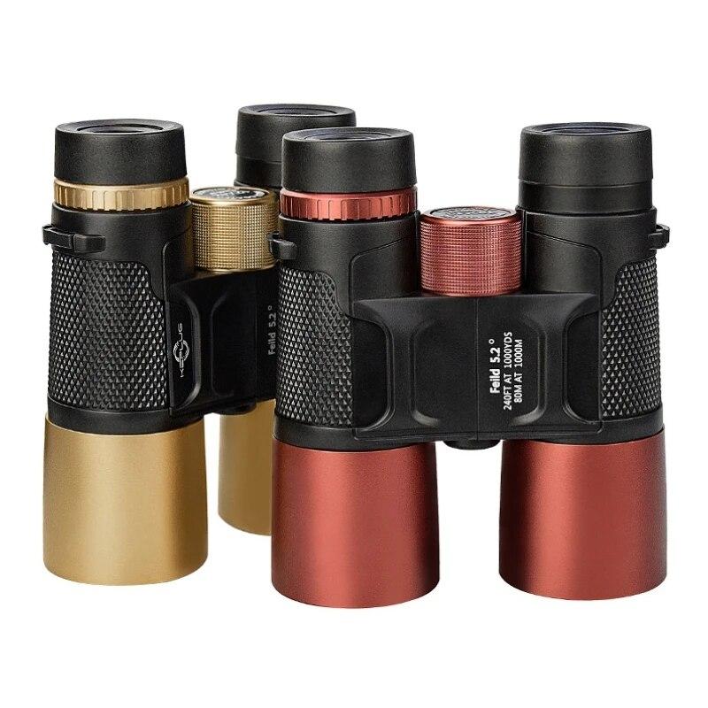 

Новий бінокулярний телескоп 12x42 HD, ширококутний Lll, нічна версія, монокуляр, портативний портативний телескоп для піших прогулянок та спостереження за птахами. червоний
