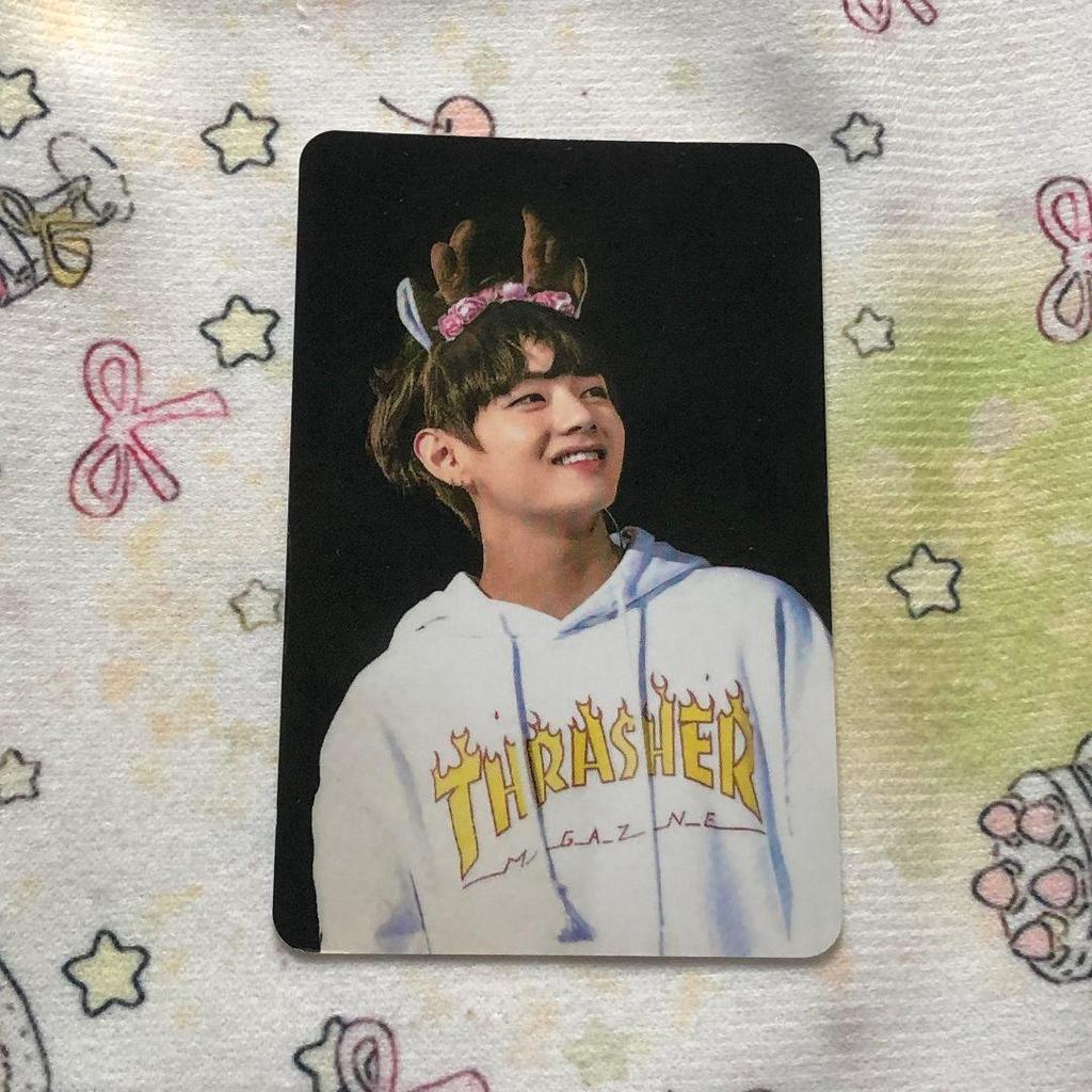 [USED] BTS Reaching You Taehyung V SUGA DVD FANMEETING Trading Card