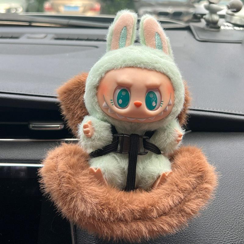 1 Set Mini Cute Car Safety Seat Auto Air Outlet Decoration For 17cm  Dolls