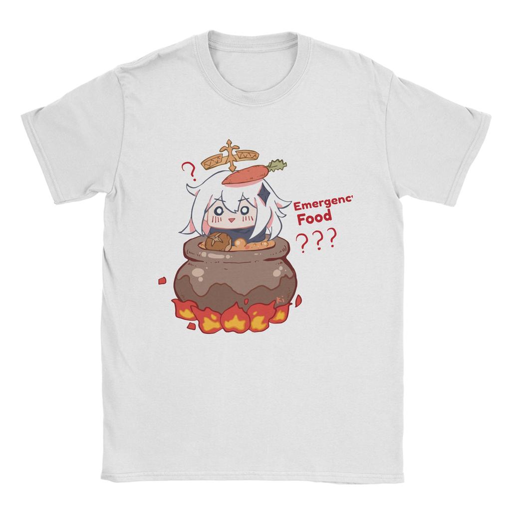 Vintage Genshin Impact Albedo Tshirts Unisex Unisex O Neck 100 Cotton T Shirts Anime Game Tee Shirt Gift Idea Clothing