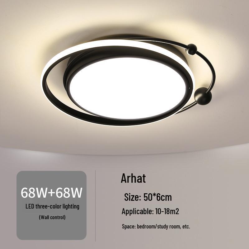 2024 LED Ceiling Light: Modern Minimalist Round Fixture for Bedroom, Living Room, Aisle, Corridor, and Balcony