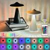 3/16 Colors LED Mushroom Table Lamp Night Light Portable USB Charging Touch Bedside Table Lamp Living Room Christmas Halloween Decoration Lamp