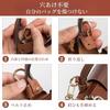 AIDUCHO Shoulder Strap, 100% Genuine Leather, 0.9cm Wide, Adjustable Length (100-120cm), Wide Replacement Strap for Bags, Stylish Leather Strap (Gray)