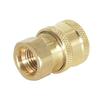 1Set New 1/4 M14 Pipe Joint Brass Sprinkler Foam Pot Insert Hose Coupler M14x1.5mm Quick Connector For High Pressure Washer