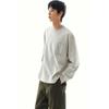 H M wasHed Look Jersey Top Loose Fit Dusty Green