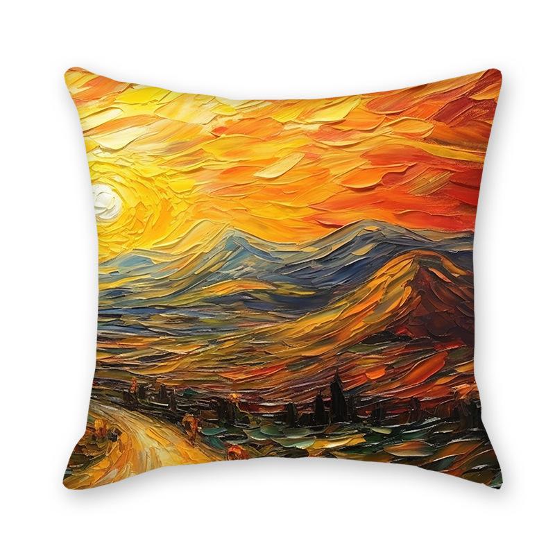 Neue Abstrakte Sternenhimmel Zuhause Sofa Lendenkissenbezug Bettseite Sofa Imitation Superweicher Lendenkissenbezug