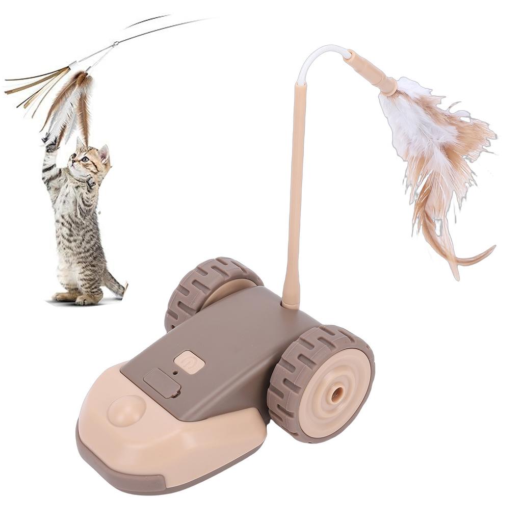 Interactive Cat Teaser Toy Remote Control Electric Automatic Interactive Kitten Teaser Toy for Home