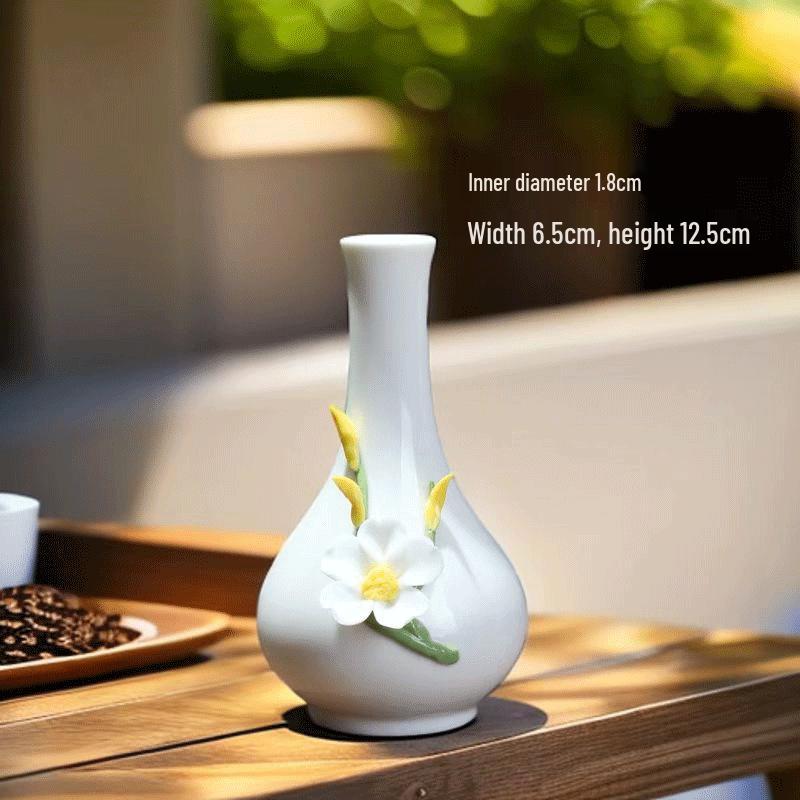 Hand-Pinched Ceramic Vase: Travel Souvenir & Home/Office Decor
