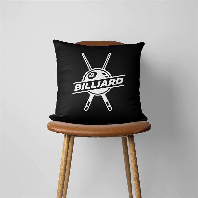 Billiards Club Cushion Cover Comfortable Short Plush Pillow Cases Chair Car Sofa Pillow Cover Home Decorative SJ734