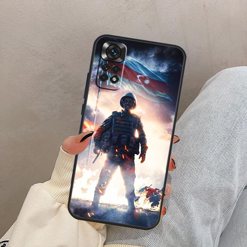 

Флаг Азербайджана Для Xiaomi Redmi Note 14 10 11 12 13 15 Pro Plus Чехол Для Redmi 15 15C 14C 10C 12C 13C Redmi 10