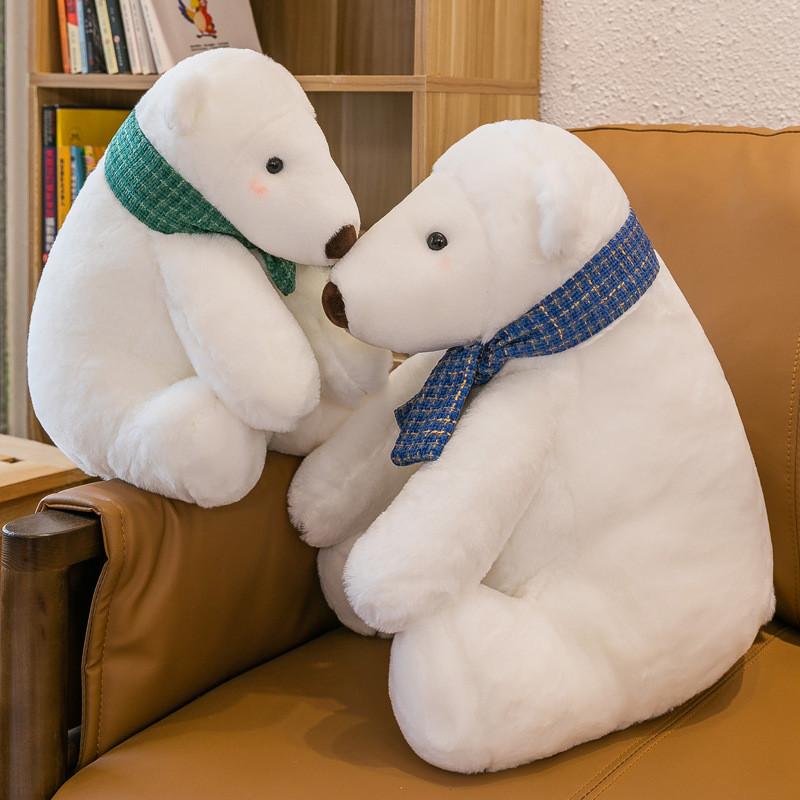 Bears Cartoon Polar Animal Stuffed Plush Toys Dolls Children Birthday Gifts