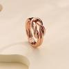 Double Happiness Knot Scarf Ring Buckle Solid Color Scarf Accessory Shawl Rings Clip  Gift Giving