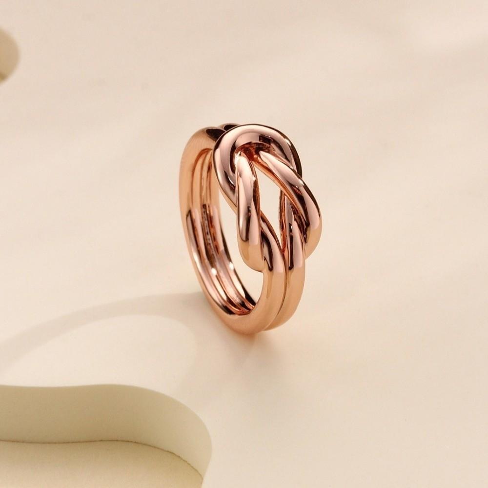 Double Happiness Knot Scarf Ring Buckle Solid Color Scarf Accessory Shawl Rings Clip  Gift Giving