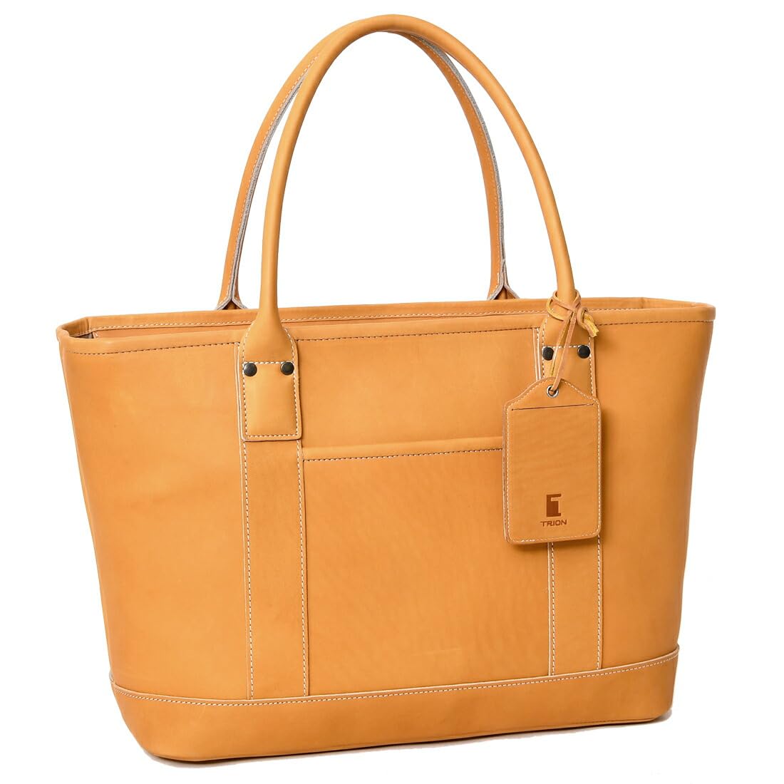 

GA135 Tote Horizontal A4 Size Zipper Front Tan [Tryon] Bag, B4, Compatible, Closure, Pocket, Men s,