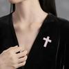 Sturdy Alloy Enamel Crosses Pin For Craft And Sewing Projects