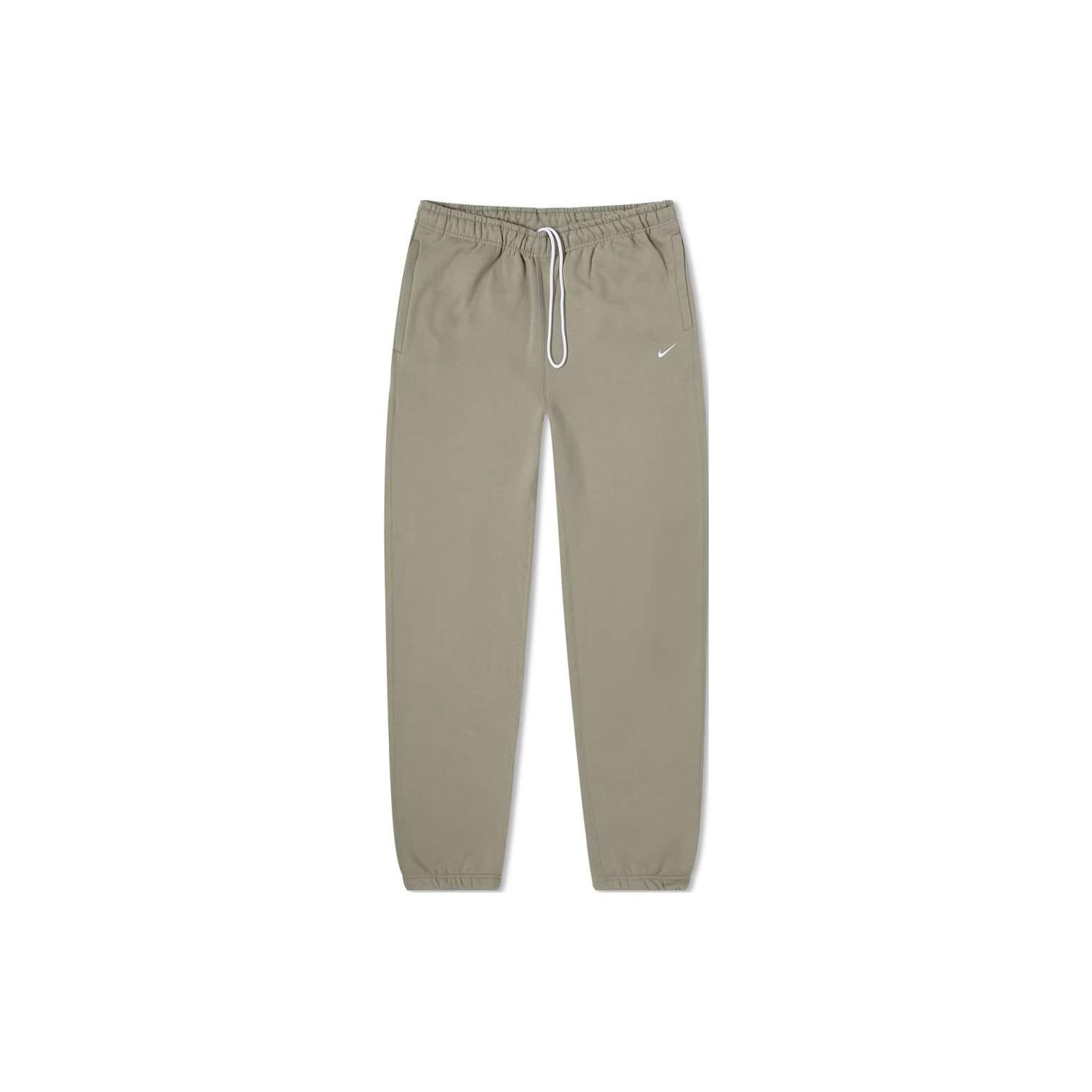 Men s Nike Logo Embroidered Bundle Feet Casual Solid Color Sports Pants/Trousers/Joggers Gray CW5460-320 XL
