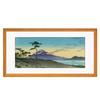Large horizontal picture frame 700x350 Teak Acrylic 9787 Frame Wood size 726×376×23mm Material